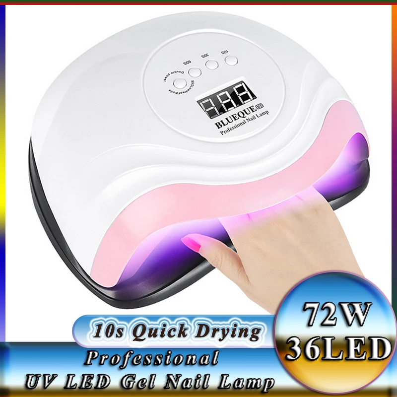 UV LED Nail Lamp Professional Nail Dryer With 36Pcs LEDs Gel Curing Light For Fast Drying All Gel Varnish With Timer Auto Sensor
UV LED Nail Lamp Professional Nail Dryer With 36Pcs LEDs Gel Curing Light For Fast Drying All Gel Varnish With Timer Auto Sensor