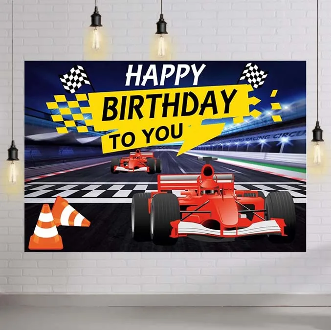 Car Racing Birthday Party Backdrop Sports Car Finish Line Race Track Party Photography Background Props Boys Racing Championship
Car Racing Birthday Party Backdrop Sports Car Finish Line Race Track Party Photography Background Props Boys Racing Championship