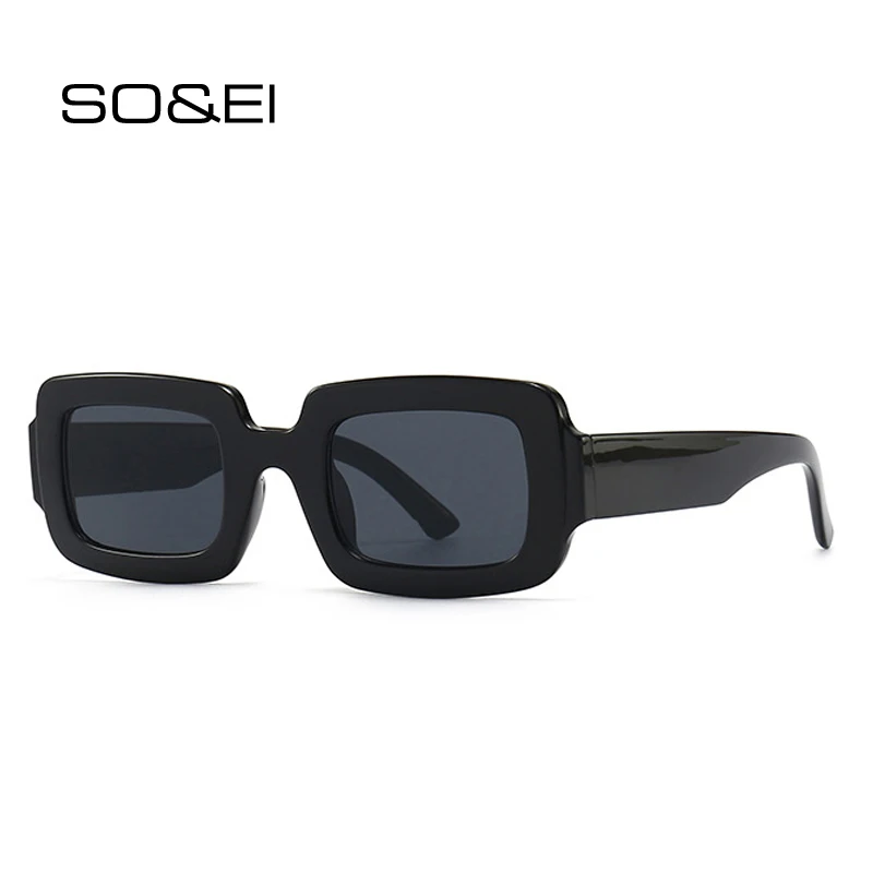 SO&EI Retro Small Rectangle Women Sunglasses Fashion Champagne Purple Eyewear Shades UV400 Men Square Sun Glasses
SO&EI Retro Small Rectangle Women Sunglasses Fashion Champagne Purple Eyewear Shades UV400 Men Square Sun Glasses