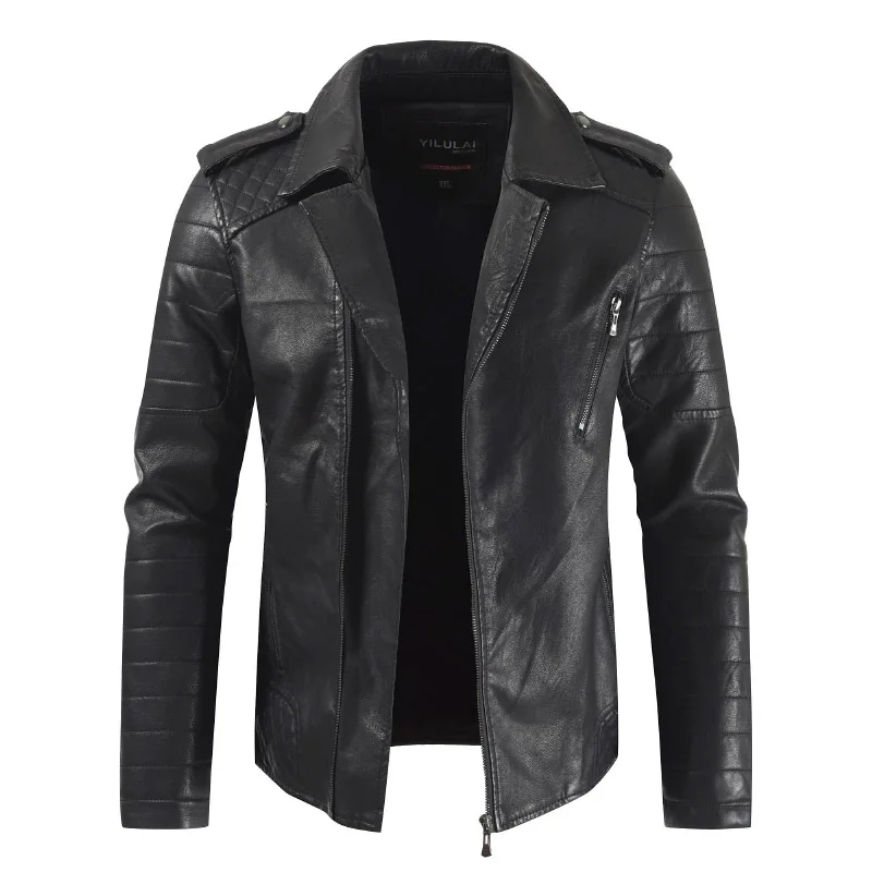 Autumn Winter Pop Leather Jacket Men Solid Color Lapel Wool Liner Parkas Jacket Men Warm Simple High Quality Leather Jacket
Autumn Winter Pop Leather Jacket Men Solid Color Lapel Wool Liner Parkas Jacket Men Warm Simple High Quality Leather Jacket