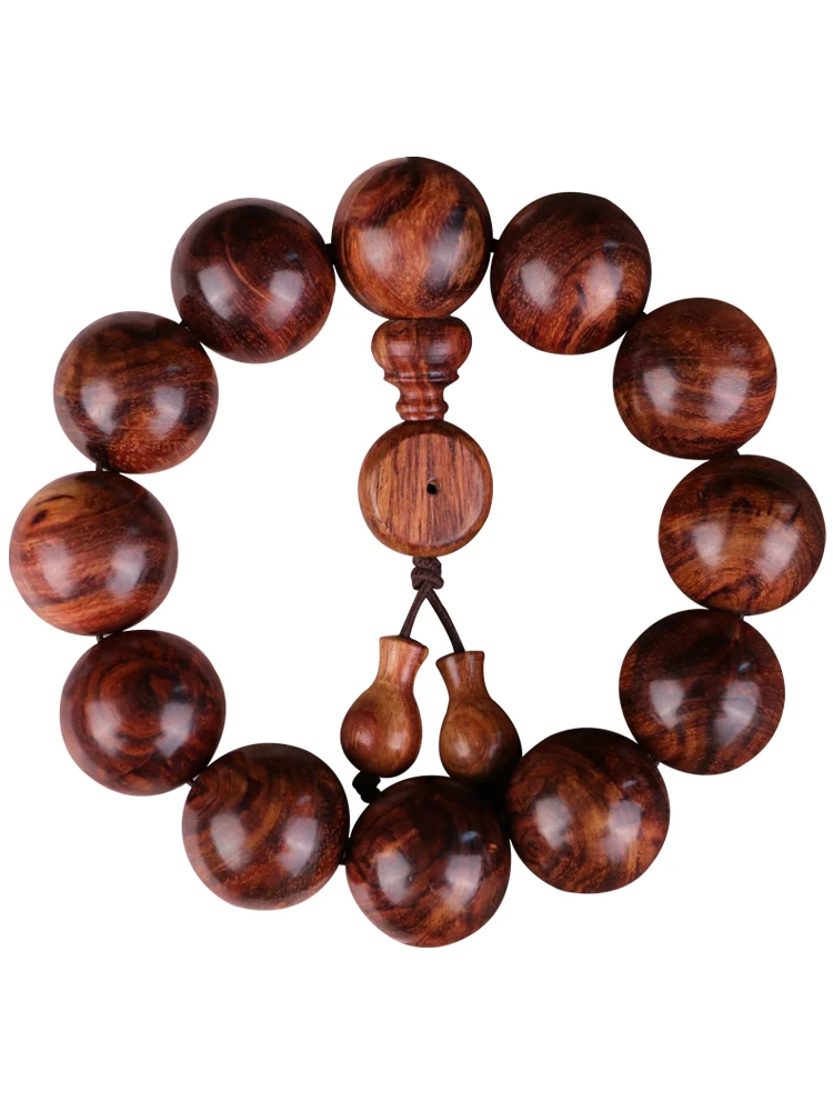 Hainan Yellow Rosewood Bracelet Men's 2.0 Sea Yellow Tiger Leather Pattern Chaff Pear Old Materials 108 Buddha Beads Ghost Face 
Hainan Yellow Rosewood Bracelet Men's 2.0 Sea Yellow Tiger Leather Pattern Chaff Pear Old Materials 108 Buddha Beads Ghost Face