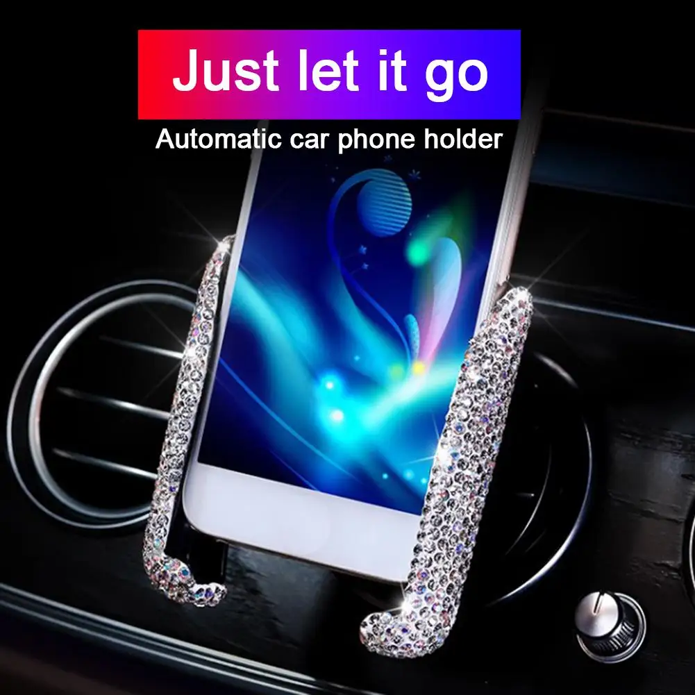 Diamond Car Phone Holder Car Bracket Multifunction Rhinestone Car Support Frame Buckle Type Air Outlet Car Navigation Frame
Diamond Car Phone Holder Car Bracket Multifunction Rhinestone Car Support Frame Buckle Type Air Outlet Car Navigation Frame