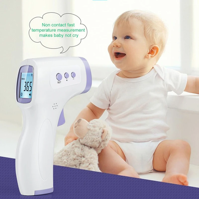 Outdoor No Contact Thermometer Laser Gun Infrared Forehead Thermometergun Adult Children Baby Digital Thermometer For Fever
Outdoor No Contact Thermometer Laser Gun Infrared Forehead Thermometergun Adult Children Baby Digital Thermometer For Fever