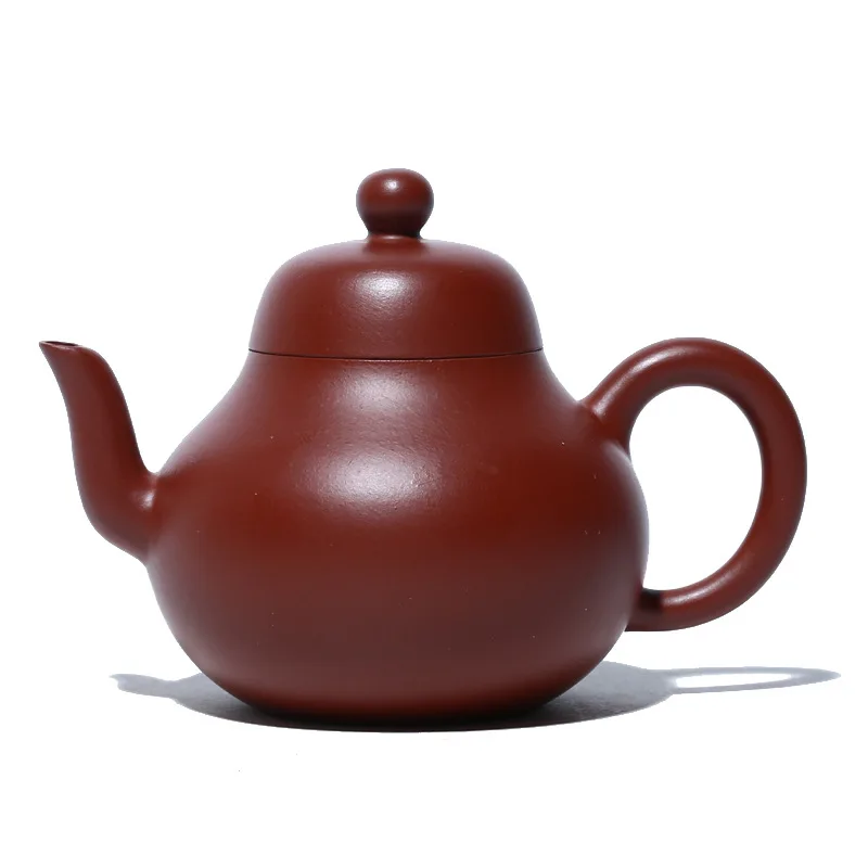 

Small-capacity Purple Clay Pot Yixing Raw Mine Dahongpao Siting Teapot Fully Handmade Famous Teapot Kung Fu Tea Set