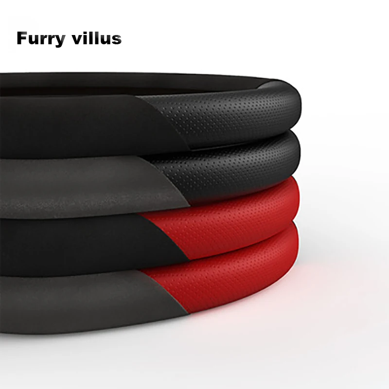 Four Seasons Universal Genuine Leather Suede Steering Wheel Protective Cover for Tesla Model 3 / Model Y 2021 Model S Model X
Four Seasons Universal Genuine Leather Suede Steering Wheel Protective Cover for Tesla Model 3 / Model Y 2021 Model S Model X