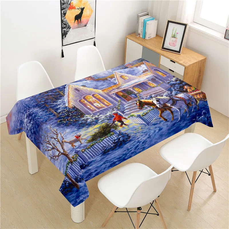 Beautiful Snow Scenery Tablecloth polyester Hotel Picnic Table Rectangular Table Covers Home Dining Tea Table Decoration
Beautiful Snow Scenery Tablecloth polyester Hotel Picnic Table Rectangular Table Covers Home Dining Tea Table Decoration