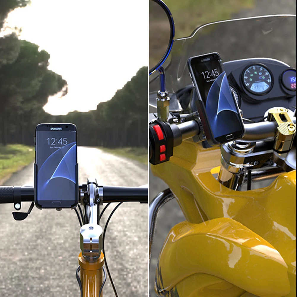 Aluminum Alloy Motorcycle Bike Bicycle Phone Holder For 4-7 Inch Smartphone GPS 20-30mm Handlebar Mount Motorbike Accessories
Aluminum Alloy Motorcycle Bike Bicycle Phone Holder For 4-7 Inch Smartphone GPS 20-30mm Handlebar Mount Motorbike Accessories