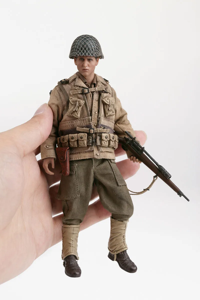 

POPTOYS CMS004 1/12 CMS004 WWII US Rescue Squad Captain Shooter Soldier Figure Set 3pcs 6'' Male Action Dolls