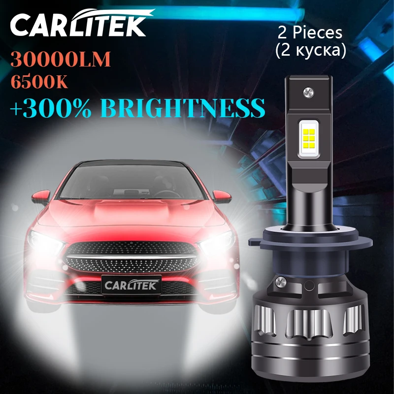Carlitek 30000LM H4 LED Headlight Bulbs Hi/Lo Beam 6500K CSP Chips H7 H11 H8 H9 9005 9006 HB3 HB4 Car Lights Canbus Error Free 
Carlitek 30000LM H4 LED Headlight Bulbs Hi/Lo Beam 6500K CSP Chips H7 H11 H8 H9 9005 9006 HB3 HB4 Car Lights Canbus Error Free