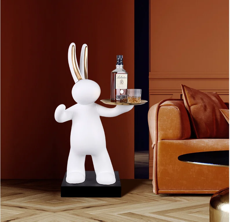 Floor Large Decoration Tray Creative Floor Resin Decoration Rabbit Living Room Crafts Resin Embellishments Storage
Floor Large Decoration Tray Creative Floor Resin Decoration Rabbit Living Room Crafts Resin Embellishments Storage