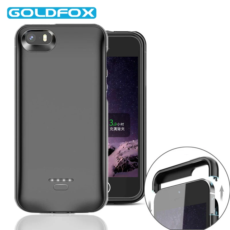 Портативный аккумулятор чехол для iPhone 6 6s 7 8 X XS MAX XR 5 5S SE Power Bank Чехол с отделением