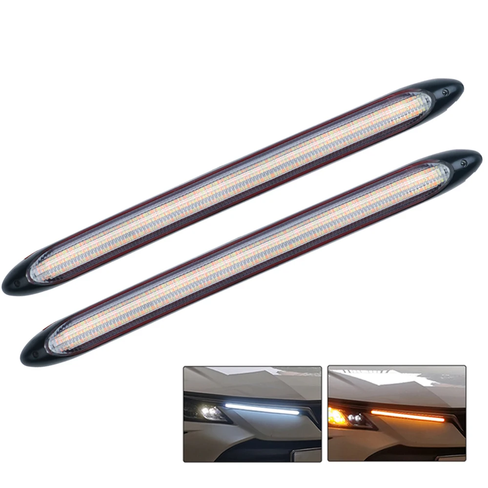Outer LED DRL for Cars with Yellow Flowing Light 2Pcs/set Universal Car Accessories Driving Light High Power Fog Lamps
Outer LED DRL for Cars with Yellow Flowing Light 2Pcs/set Universal Car Accessories Driving Light High Power Fog Lamps