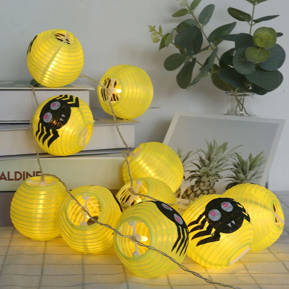 10LED Halloween Paper Lantern Lamp Luminous Folding Lantern Halloween Ghost Festival Scene Decorative Light String
10LED Halloween Paper Lantern Lamp Luminous Folding Lantern Halloween Ghost Festival Scene Decorative Light String