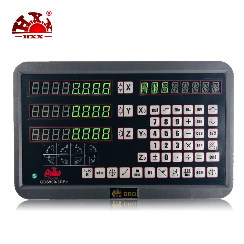 Hot Selling Precision Instrument 3 Axis Digital Readout GCS900-3DB+ For Lathe Machines And 5u Digital Linear Scale
Hot Selling Precision Instrument 3 Axis Digital Readout GCS900-3DB+ For Lathe Machines And 5u Digital Linear Scale