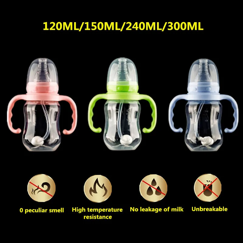BPA Free Baby Newborn Milk Feeding Bottle Standard Mouth Silicone Nipple Pacifier Baby Bottle Kids Water Nursing Drinking Bottle
BPA Free Baby Newborn Milk Feeding Bottle Standard Mouth Silicone Nipple Pacifier Baby Bottle Kids Water Nursing Drinking Bottle