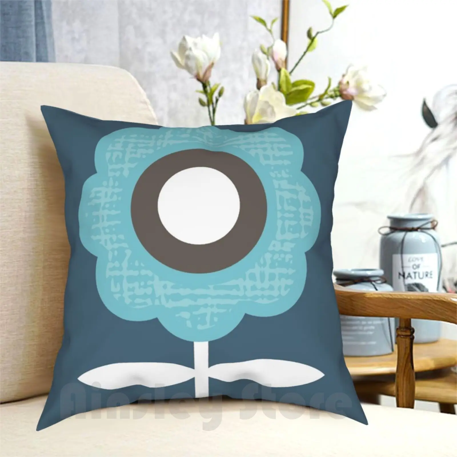 Наволочка для подушки Olivia, с принтом, мягкая, для дома, середины века, современная, винтажная, Скандинавская, датская, шведская, бирюзовая 
Наволочка для подушки Olivia, с принтом, мягкая, для дома, середины века, современная, винтажная, Скандинавская, датская, шведская, бирюзовая