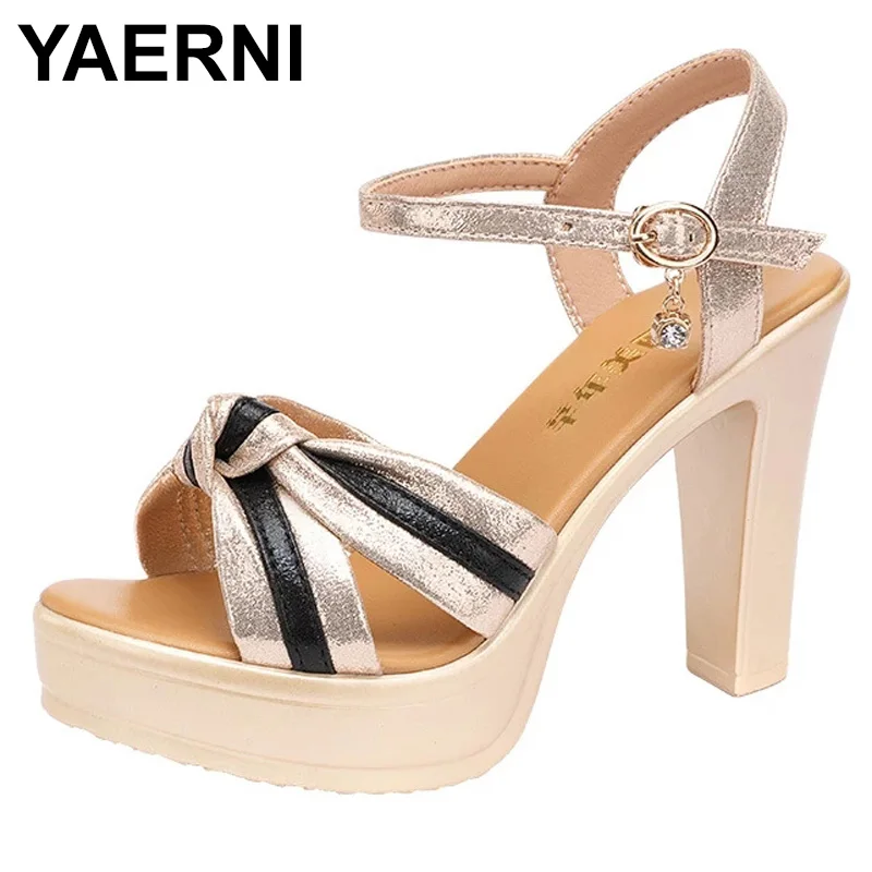 YAERNIGold High Heel Sandals Women's Summer 2021 New Platform Fashion Open Toe Sandals Large Size 43
YAERNIGold High Heel Sandals Women's Summer 2021 New Platform Fashion Open Toe Sandals Large Size 43