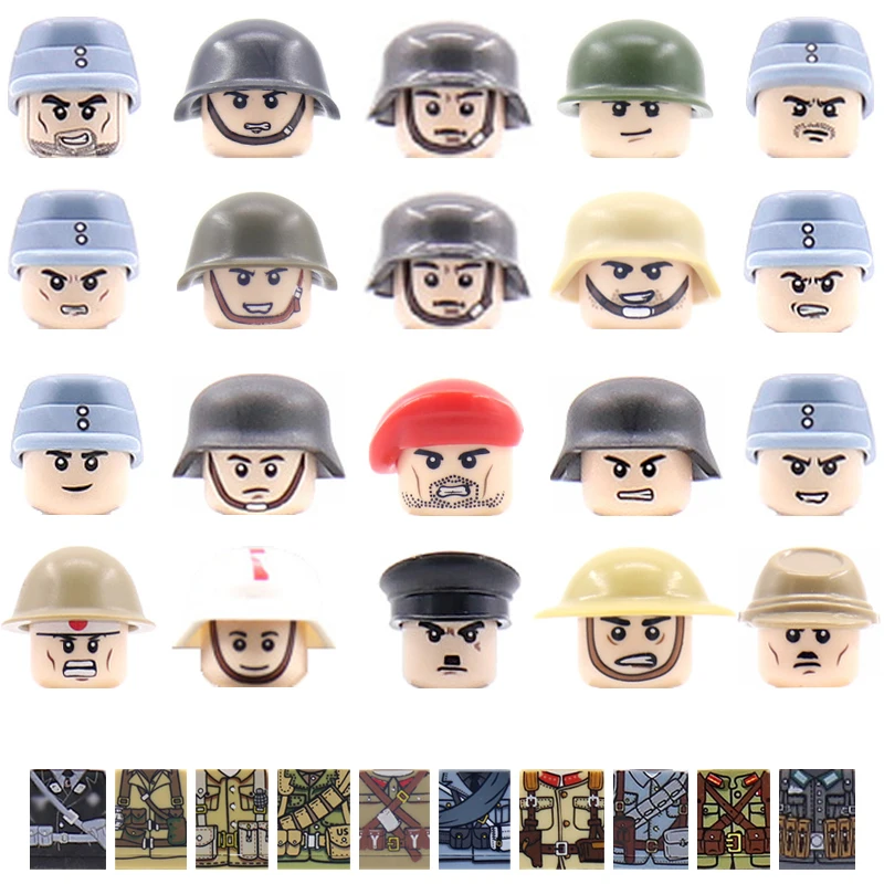 WW2 Military Mini Action Figures Soldiers Building Blocks Usa Army Weapons Bricks Accessories War Toys Birthday Gifts for Kids 
WW2 Military Mini Action Figures Soldiers Building Blocks Usa Army Weapons Bricks Accessories War Toys Birthday Gifts for Kids