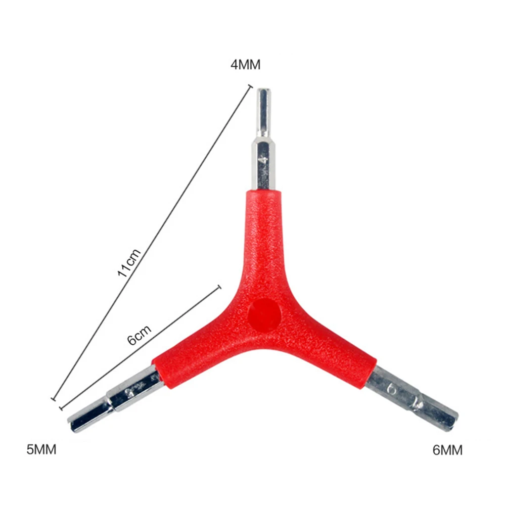 Y-Shaped Hexagonal Wrench Bicycle 3 Way 4/5/6mm Spanner Bike Tools Hexagonal Service Repair Wrenches ALS88
Y-Shaped Hexagonal Wrench Bicycle 3 Way 4/5/6mm Spanner Bike Tools Hexagonal Service Repair Wrenches ALS88