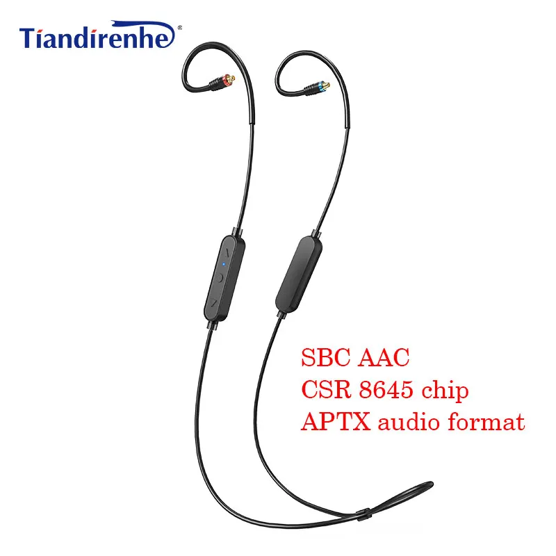 MMCX Wireless Bluetooth aptX AAC SBC CSR8645 Chip Cable for Shure SE215 SE535 SE846 Sport with Mic for Android IOS
MMCX Wireless Bluetooth aptX AAC SBC CSR8645 Chip Cable for Shure SE215 SE535 SE846 Sport with Mic for Android IOS