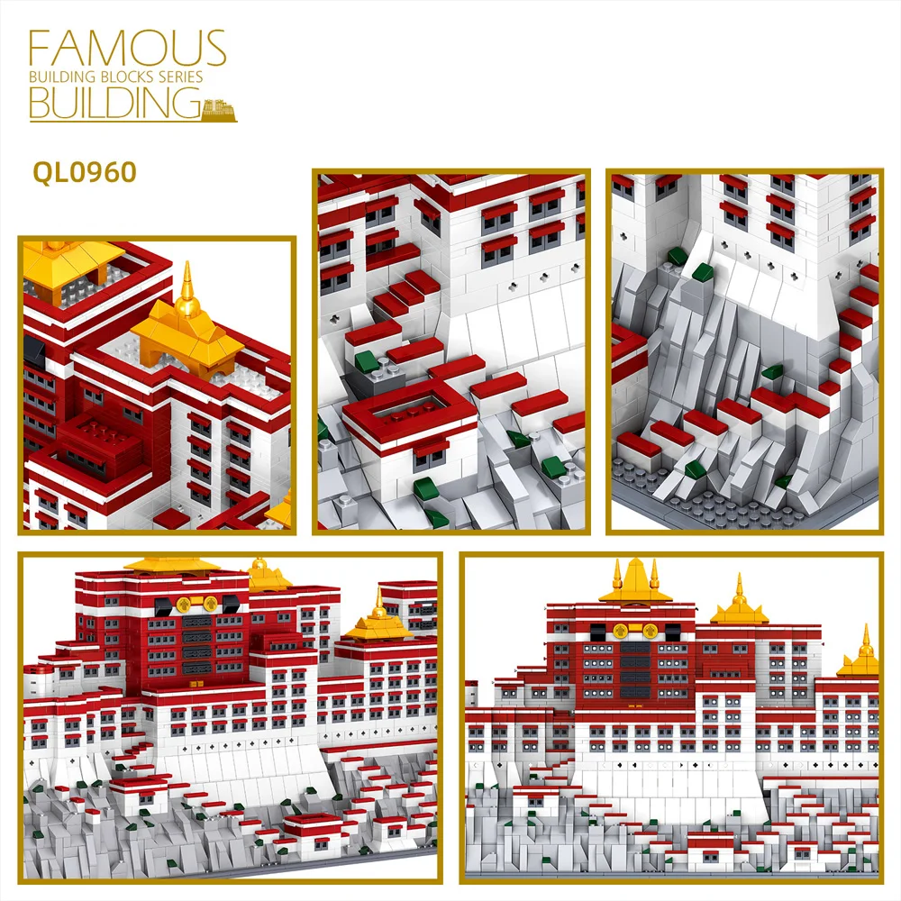 0960 Chinese Architecture Model Toys The Potala Palace Set Building Blocks Assembly Kits Model Bricks Kids Toys For Children
0960 Chinese Architecture Model Toys The Potala Palace Set Building Blocks Assembly Kits Model Bricks Kids Toys For Children