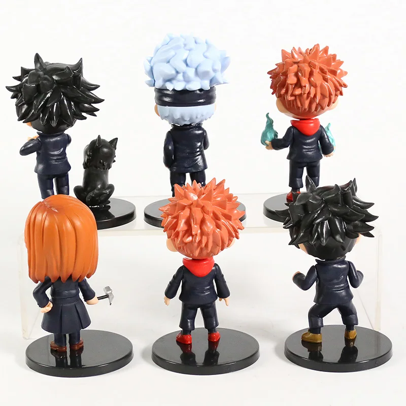 Jujutsu Kaisen Gojo Satoru Itadori Yuji Fushiguro Megumi Kugisaki Nobara Zenin Maki Inumaki Toge Figures Home Decor Models Set
Jujutsu Kaisen Gojo Satoru Itadori Yuji Fushiguro Megumi Kugisaki Nobara Zenin Maki Inumaki Toge Figures Home Decor Models Set
