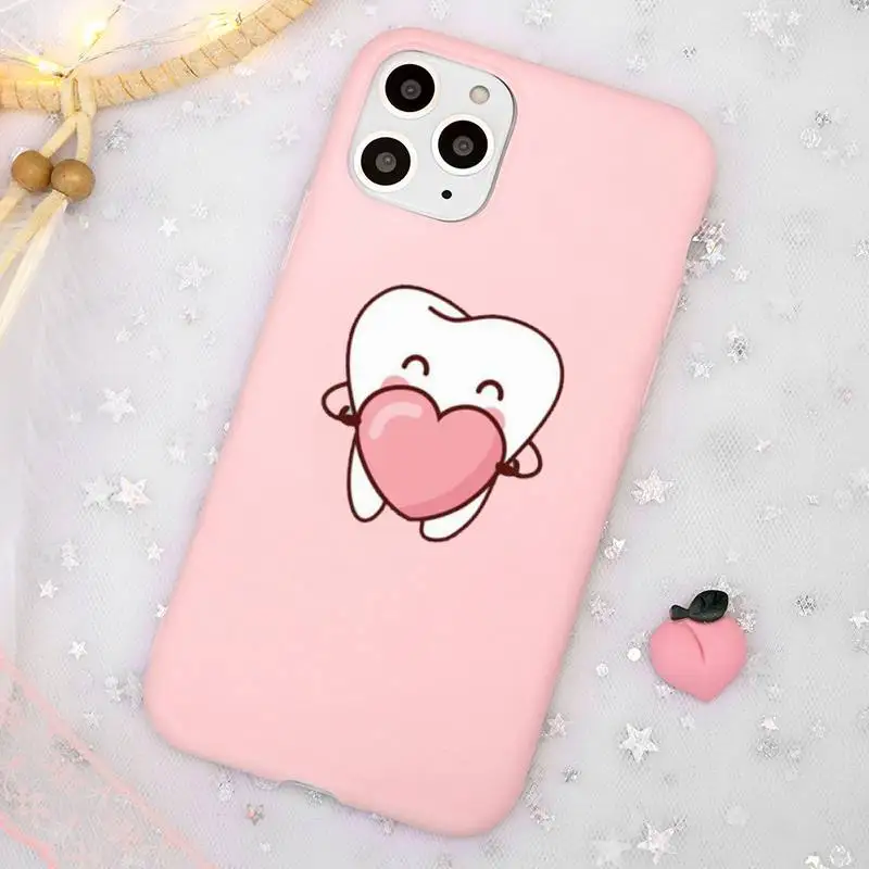 Cartoon dentist dental crowned tooth Phone Case Candy Color for iPhone 11 12 mini pro XS MAX 8 7 6 6S Plus X SE 2020 XR
Cartoon dentist dental crowned tooth Phone Case Candy Color for iPhone 11 12 mini pro XS MAX 8 7 6 6S Plus X SE 2020 XR