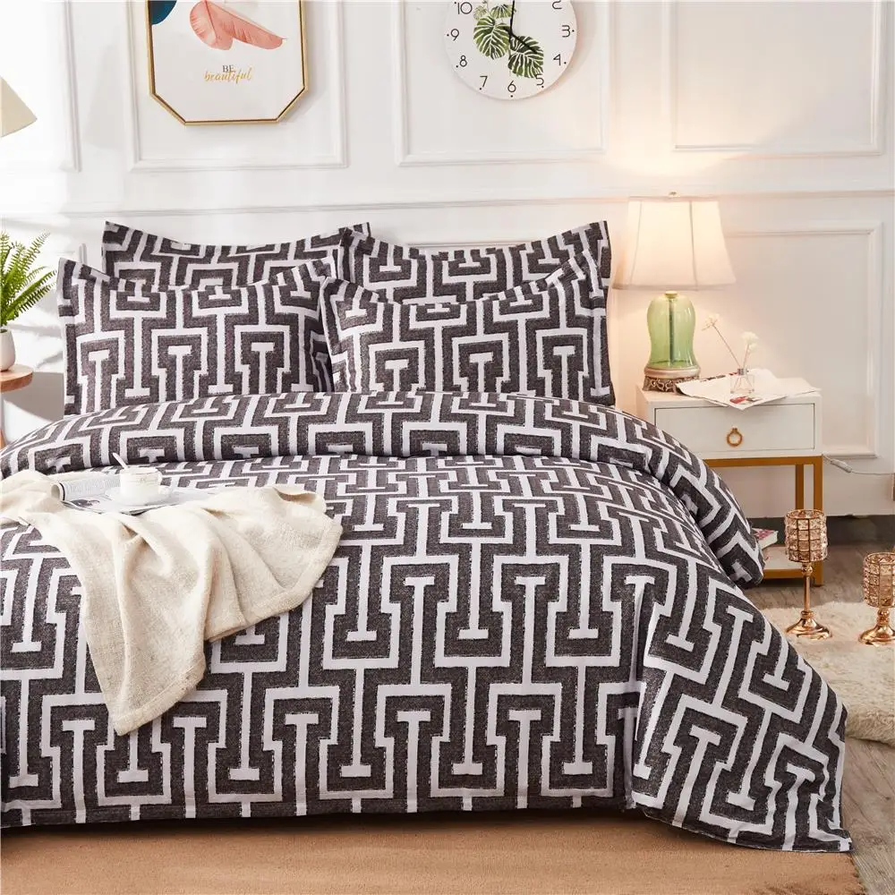 Geometric Pattern Duvet Cover King Size Home Textile Luxury Bedding Set High Quality Queen Bed Comforter Set Bed Linen
Geometric Pattern Duvet Cover King Size Home Textile Luxury Bedding Set High Quality Queen Bed Comforter Set Bed Linen