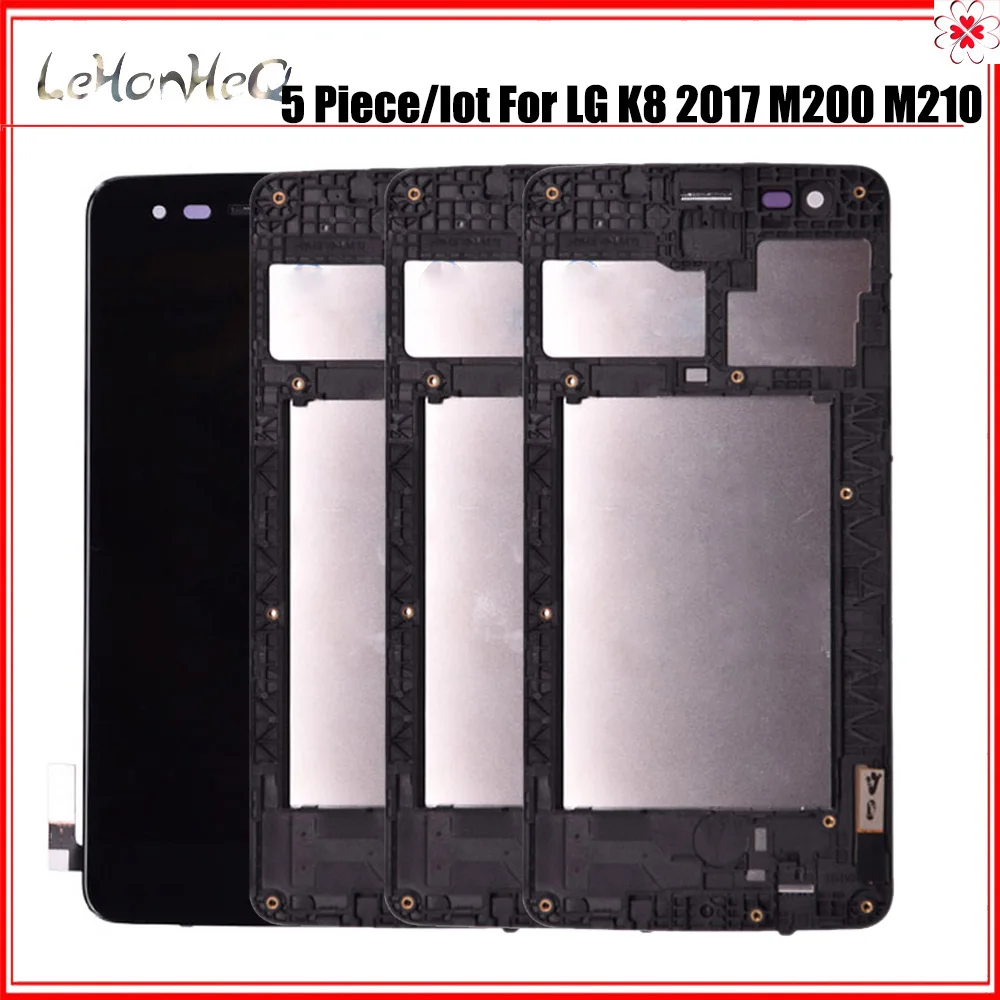5 шт./лот LCD для LG K8 2017 M200 M210 LCD US215 MS210 дисплей кодирующий преобразователь сенсорного экрана в сборе с рамкой
5 шт./лот LCD для LG K8 2017 M200 M210 LCD US215 MS210 дисплей кодирующий преобразователь сенсорного экрана в сборе с рамкой