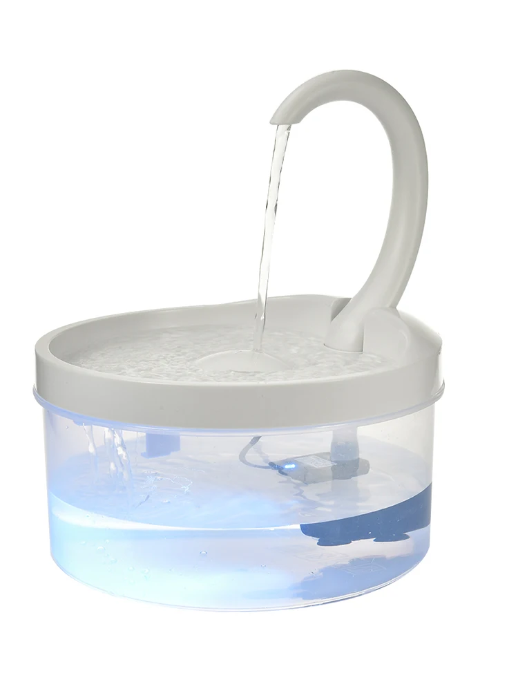 L Pet Water Fountain Swan Neck Shaped Cat Water Dispenser USB Charging Automatic Drinking Fountain With LED Light For Enjoyment
L Pet Water Fountain Swan Neck Shaped Cat Water Dispenser USB Charging Automatic Drinking Fountain With LED Light For Enjoyment