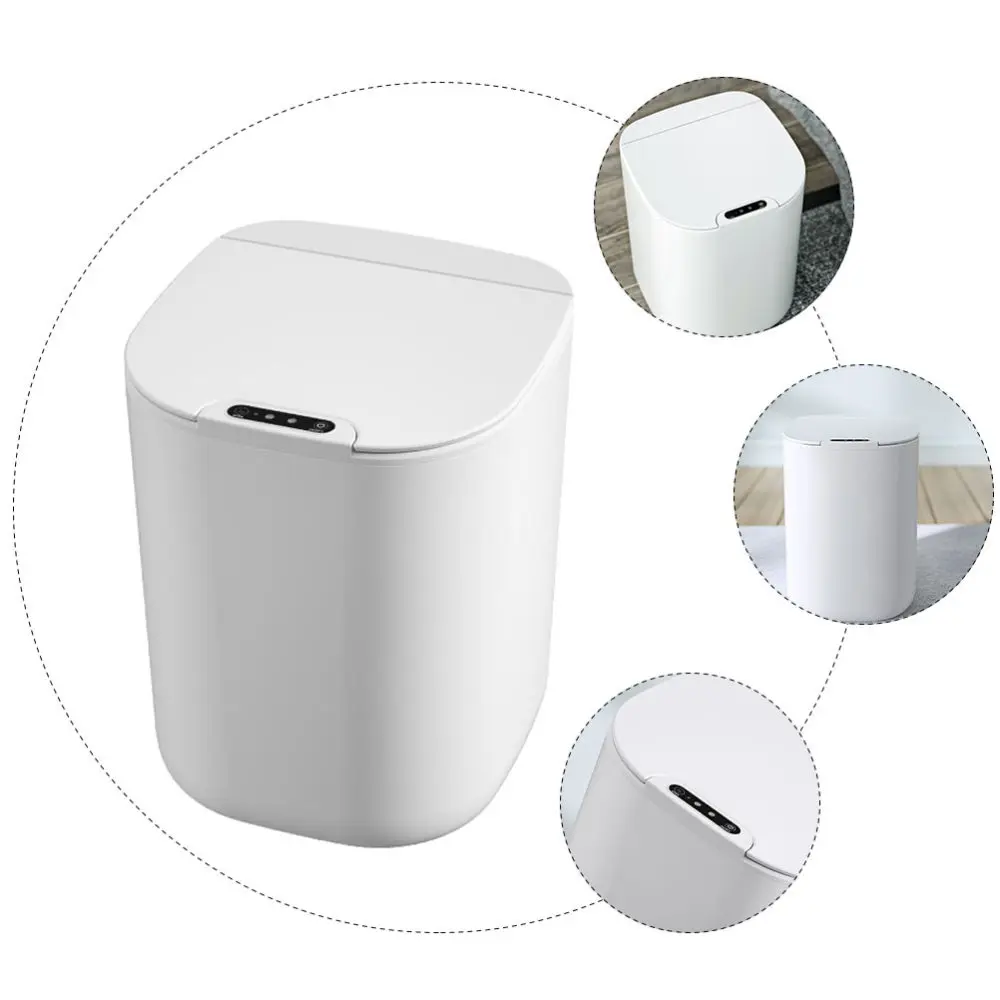 1pc Smart Trash Can Waste Storage Bin Automatic Induction Waste Container(White) 
1pc Smart Trash Can Waste Storage Bin Automatic Induction Waste Container(White)