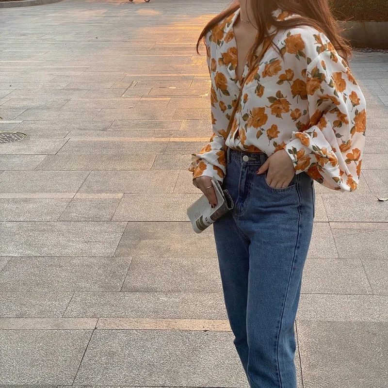 QWEEK Vintage Shirt Women Floral Print Beautiful Blouses Button Up 2021 Bohemian Style Retro Oversize Long Sleeve Yellow Top New
QWEEK Vintage Shirt Women Floral Print Beautiful Blouses Button Up 2021 Bohemian Style Retro Oversize Long Sleeve Yellow Top New