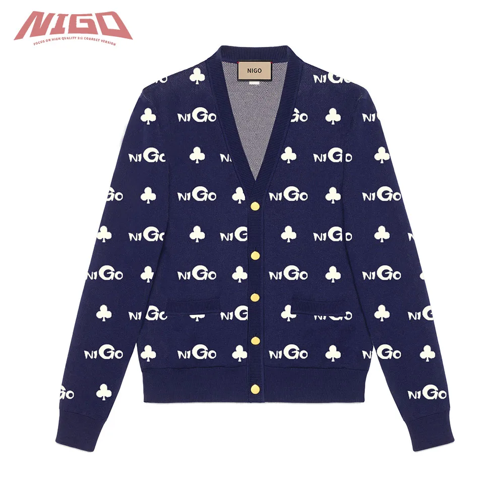 NIGO Ms 21ss Женская осенне-зимняя Трикотажная хлопковая жаккардовая свитер кардиган пальто # nigo55563
NIGO Ms 21ss Женская осенне-зимняя Трикотажная хлопковая жаккардовая свитер кардиган пальто # nigo55563