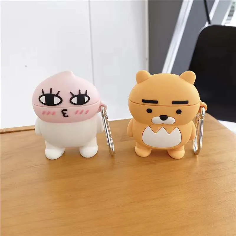 For Airpods 1/2 Case,Cute Bear Toy Case For Airpods Case,Soft Silicone Earphone Headphone Cover Case For Girls
For Airpods 1/2 Case,Cute Bear Toy Case For Airpods Case,Soft Silicone Earphone Headphone Cover Case For Girls