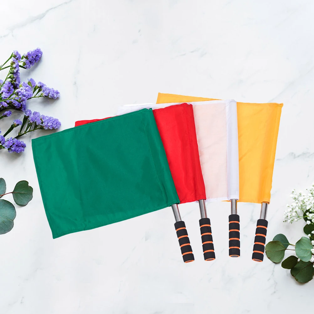 4pcs small flags waving red yellow green white color floating flag pure color referee flags morning exercises flag free shipping
4pcs small flags waving red yellow green white color floating flag pure color referee flags morning exercises flag free shipping