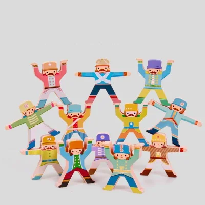 Children Cartoon Colorful Hercules Building Blocks Wooden Balance Game Human Pyramid Leisure Time Parentage Interaction Gift
Children Cartoon Colorful Hercules Building Blocks Wooden Balance Game Human Pyramid Leisure Time Parentage Interaction Gift
