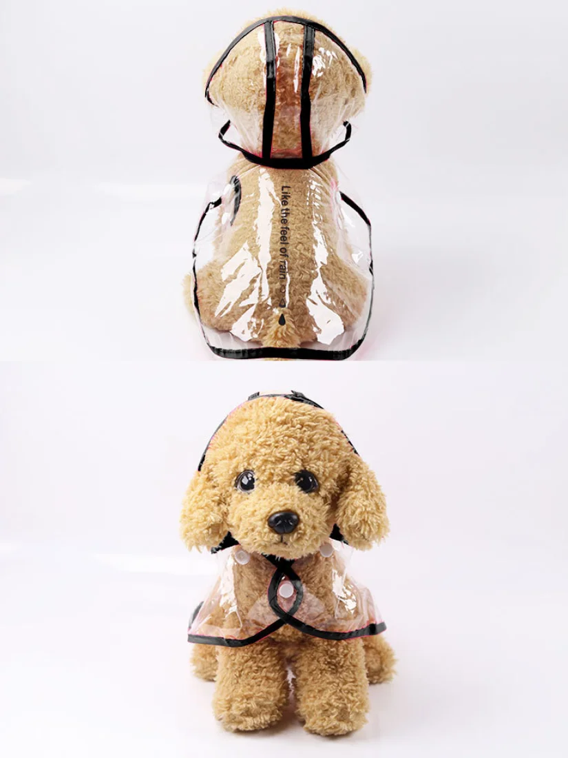 Teddy dog raincoat Transparent dog raincoat CN(Origin) plastic PU Solid Pet supplies dog raincoat waterproof dog costume
Teddy dog raincoat Transparent dog raincoat CN(Origin) plastic PU Solid Pet supplies dog raincoat waterproof dog costume