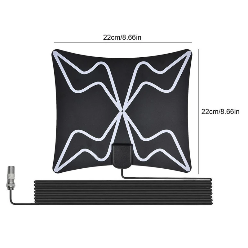 K3NB 8.66in High Definition TV Antennas Amplifier Easy Installation Stick on the Wall Stick in the Window Behind TV Lay Table
K3NB 8.66in High Definition TV Antennas Amplifier Easy Installation Stick on the Wall Stick in the Window Behind TV Lay Table