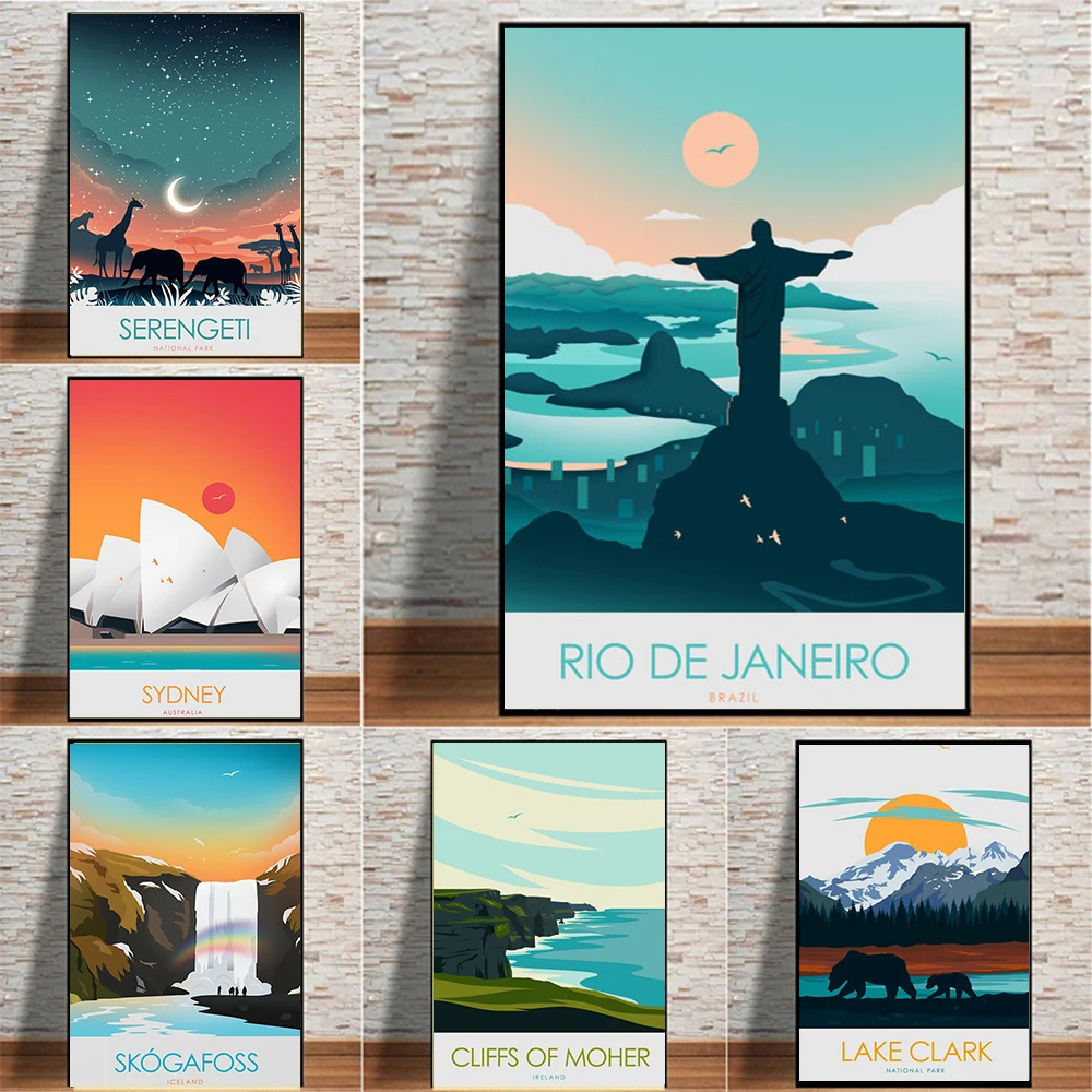 Travel Poster Venice Italy Art Print Poster Wall Art Canvas Painting National Park Africa Animal Art Brazil Rio De Janeiro New
Travel Poster Venice Italy Art Print Poster Wall Art Canvas Painting National Park Africa Animal Art Brazil Rio De Janeiro New