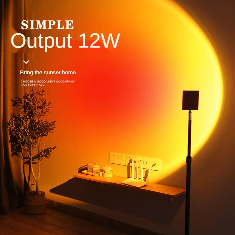 Sunset Lamp RGB 16 Colors APP Remote Control Atmosphere Projection Led Night Light For Home Bedroom Shop Background Decoration
Sunset Lamp RGB 16 Colors APP Remote Control Atmosphere Projection Led Night Light For Home Bedroom Shop Background Decoration