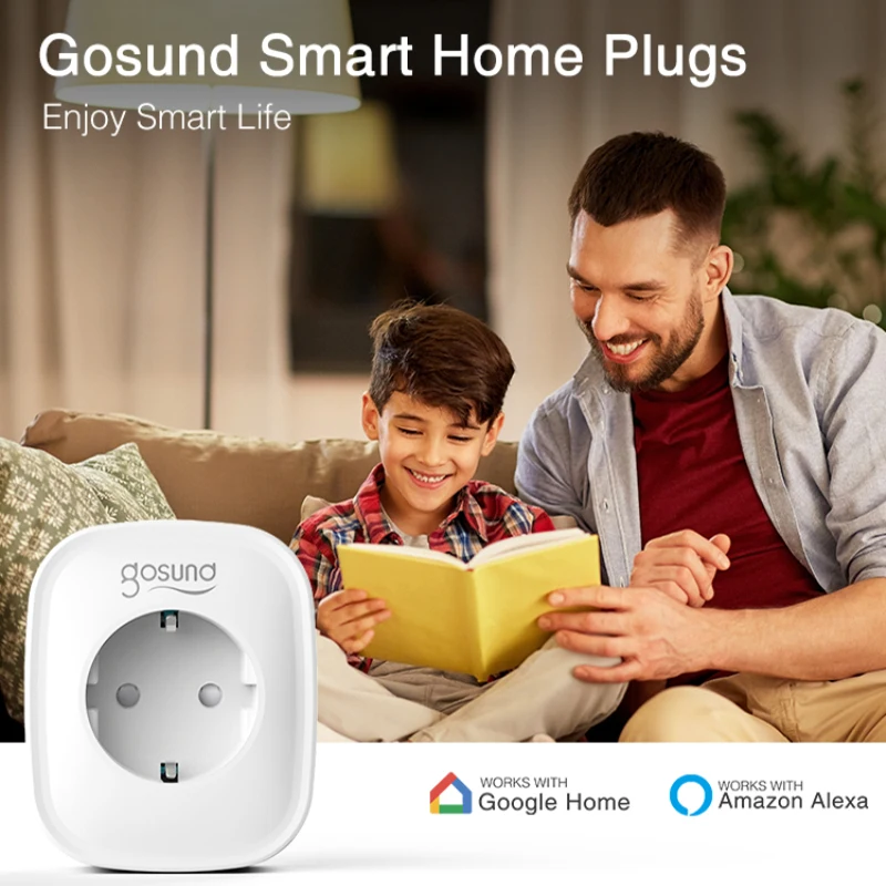 Gosund Smart Plug WiFi Socket EU 16A Power Monitor Timing Function Tuya SmartLife APP Remote Control Work With Alexa Google Home
Gosund Smart Plug WiFi Socket EU 16A Power Monitor Timing Function Tuya SmartLife APP Remote Control Work With Alexa Google Home