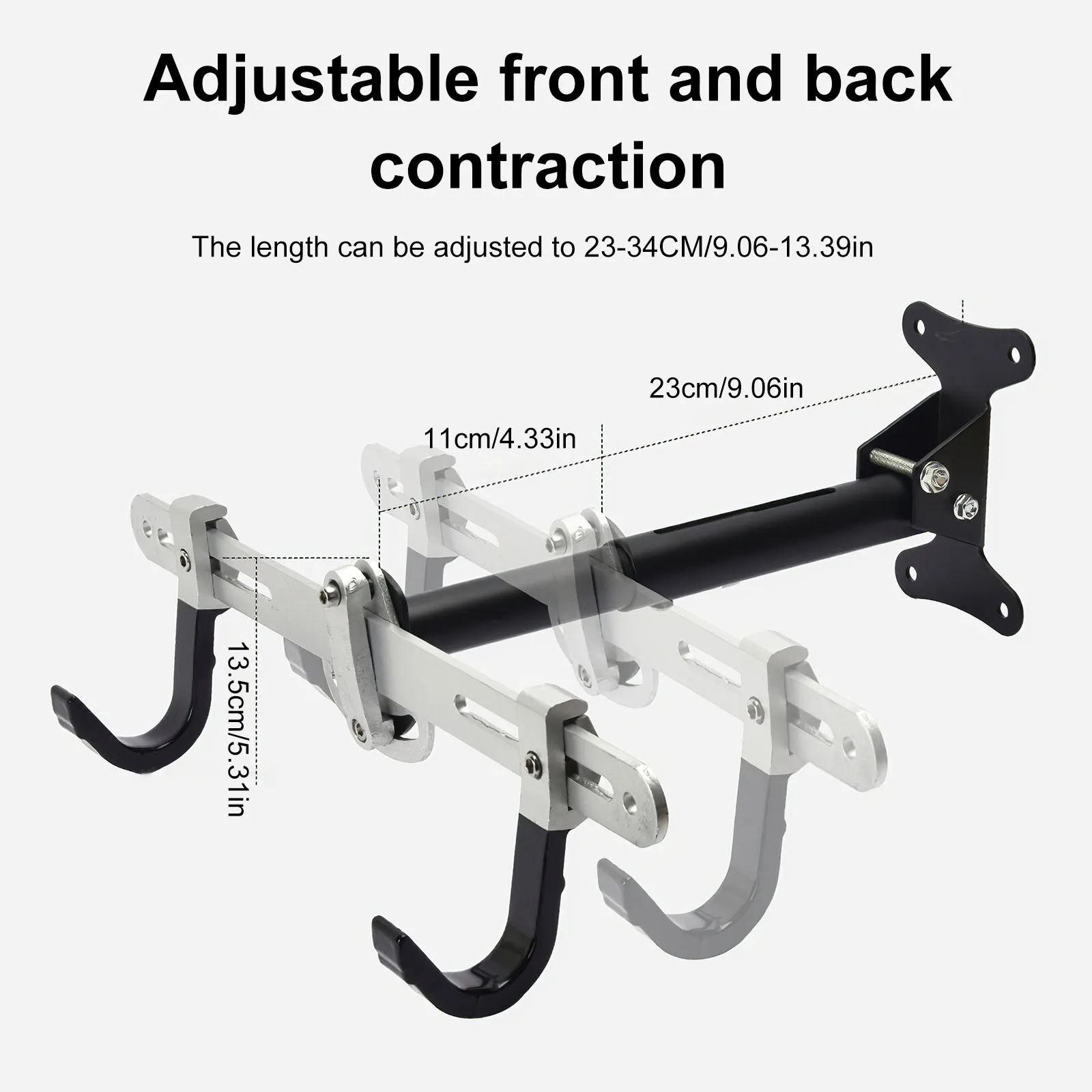 Adjustable Bike Wall Mount Aluminum Alloy Heavy Duty Universal with 55lb Load Capacity Bicycle Hanging Holder Bracket
Adjustable Bike Wall Mount Aluminum Alloy Heavy Duty Universal with 55lb Load Capacity Bicycle Hanging Holder Bracket
