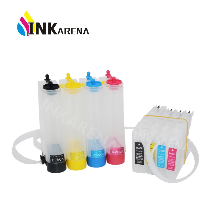 INKARENA LC75 LC12 LC40 LC71 LC73 LC400 LC1220 LC1240 Empty CISS Ink System With Chip For Brother MFC J955DWN J705D Printer
INKARENA LC75 LC12 LC40 LC71 LC73 LC400 LC1220 LC1240 Empty CISS Ink System With Chip For Brother MFC J955DWN J705D Printer