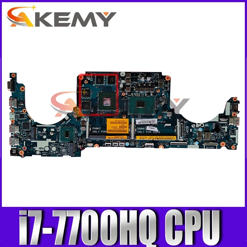 Оригинальная материнская плата для ноутбука DELL Inspiron 7577 i7-7700HQ материнская плата CN-00JJH7 00JJH7 LA-E991P SR32Q N17P-G0-A1 DDR4
Оригинальная материнская плата для ноутбука DELL Inspiron 7577 i7-7700HQ материнская плата CN-00JJH7 00JJH7 LA-E991P SR32Q N17P-G0-A1 DDR4