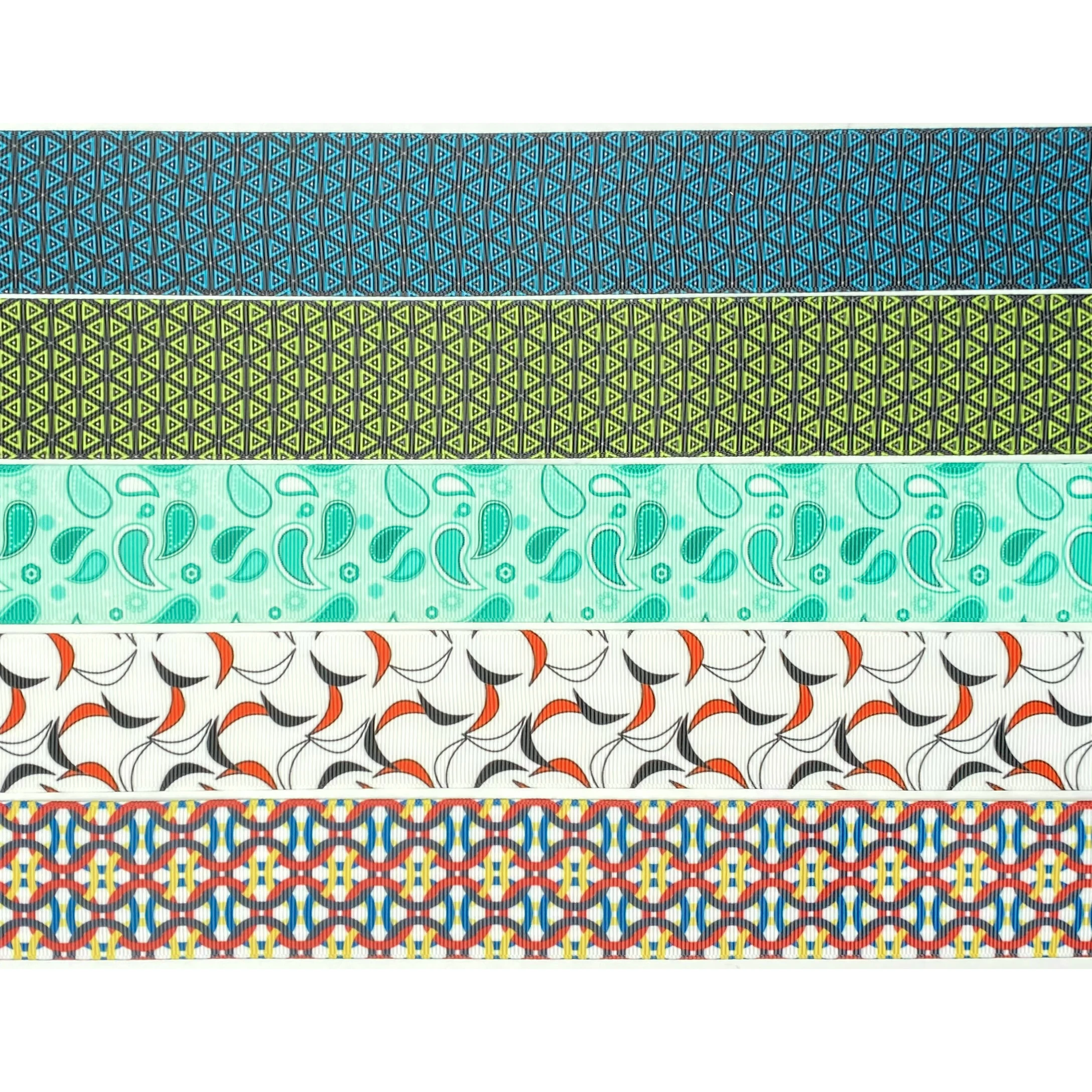 10 Yards/9M 38mm Colorful Geometric/Paisley/Bubbles/Circles Printed Grosgrain Ribbon For DIY Hair Bow Crafts Handmade Materials
10 Yards/9M 38mm Colorful Geometric/Paisley/Bubbles/Circles Printed Grosgrain Ribbon For DIY Hair Bow Crafts Handmade Materials