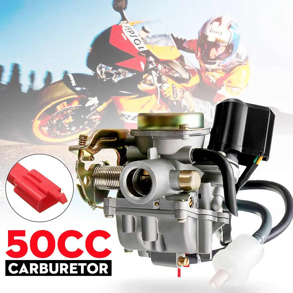 Мотоциклетный карбюратор GY6 50cc скутер мопед для Qingqi QM50QT Vento Baotian Gator 50 Roketa SUNL JCL |