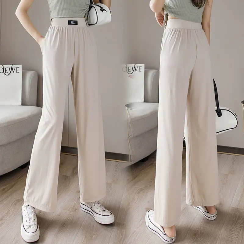Wide Leg Pants Women's Pants 2021 New Summer Thin Section Drape Loose High Waist Thin Straight Casual Mopping Trousers LX001
Wide Leg Pants Women's Pants 2021 New Summer Thin Section Drape Loose High Waist Thin Straight Casual Mopping Trousers LX001