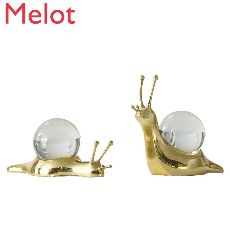 Nordic Creative Ornaments Decorations Modern Simple Model Room Crystal Ball Snail Crafts Handmade Lucky home accessories
Nordic Creative Ornaments Decorations Modern Simple Model Room Crystal Ball Snail Crafts Handmade Lucky home accessories