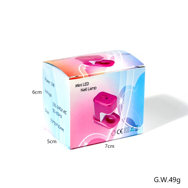 3W Mini Nail Lamp Portable Nail Gel Lamp Creative Nail Dryer LED UV Lamp One Finger Light Curing USB Electric Nail Dryer Machine
3W Mini Nail Lamp Portable Nail Gel Lamp Creative Nail Dryer LED UV Lamp One Finger Light Curing USB Electric Nail Dryer Machine