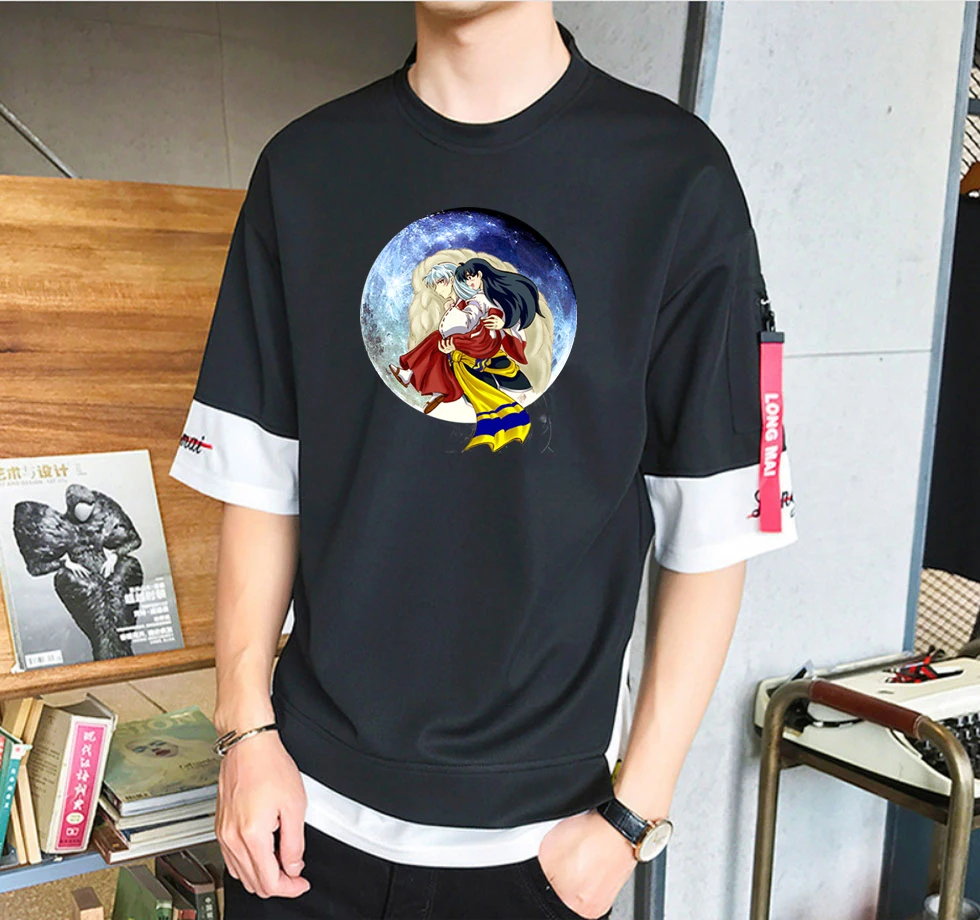 Harajuku Anime Inuyasha T-shirt Unisex Manga Streetwear T-shirt Casual Short Sleeve Teenagers Cartoon t shirt
Harajuku Anime Inuyasha T-shirt Unisex Manga Streetwear T-shirt Casual Short Sleeve Teenagers Cartoon t shirt